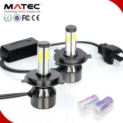 4 sides led chips led headlight 80w 8000lm kit fans cooling G7 3000k 8000k 6000k auto bulbs h1 h3 h7 h11 9005 9006 h4 high low